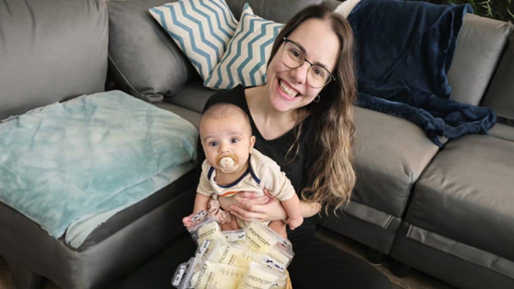 Milk Bank donor Tracy